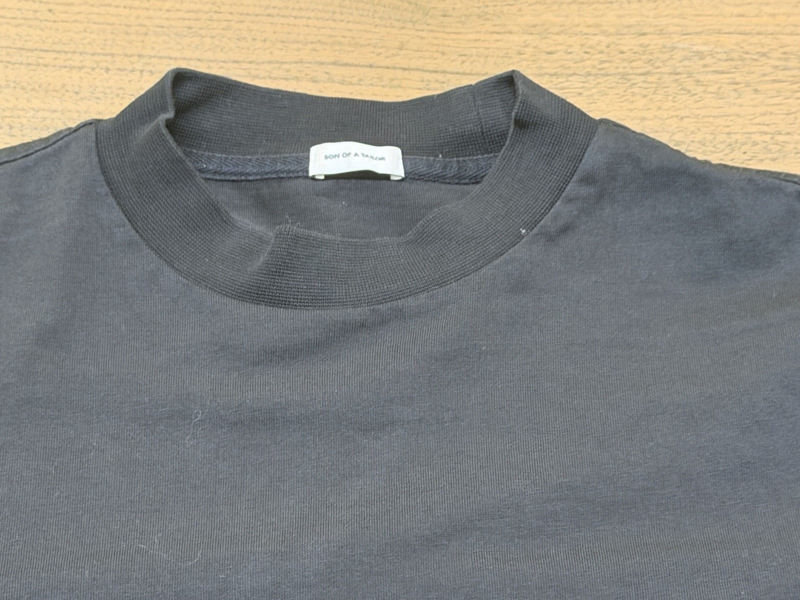 Son of a Tailor Men's Black Short-Sleeve 100% Supima Cotton T-Shirt - Medium gallery