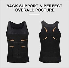 # Men’s Body Shaper Slimming Shirt Compression Sauna Vest Elastic Slim Shapewear