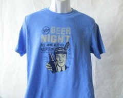 10 Cent Beer Night & Cleveland Stadium Ohio June 1974 Lt Blue T-Shirt S-3XL NEW