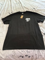 NEW Stussy Black “Tuff Stuff Vice/ Diamond Plate Tshirt Size MED