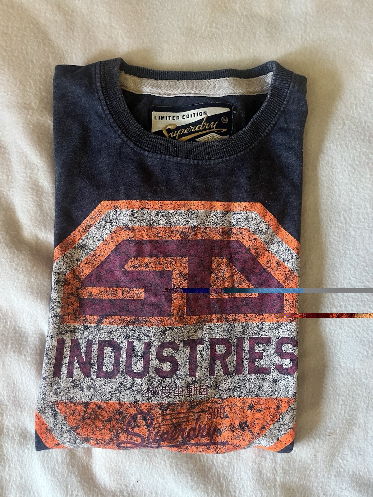Superdry Vintage Goods Blue Graphic Logo Crew Neck Cotton Jersey Men's T-Shirt M gallery