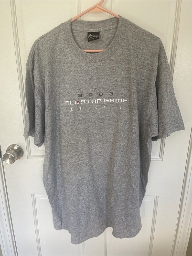 Vintage 2003 ALL STAR GAME MLB Major League Baseball CHICAGO Shirt X-Large