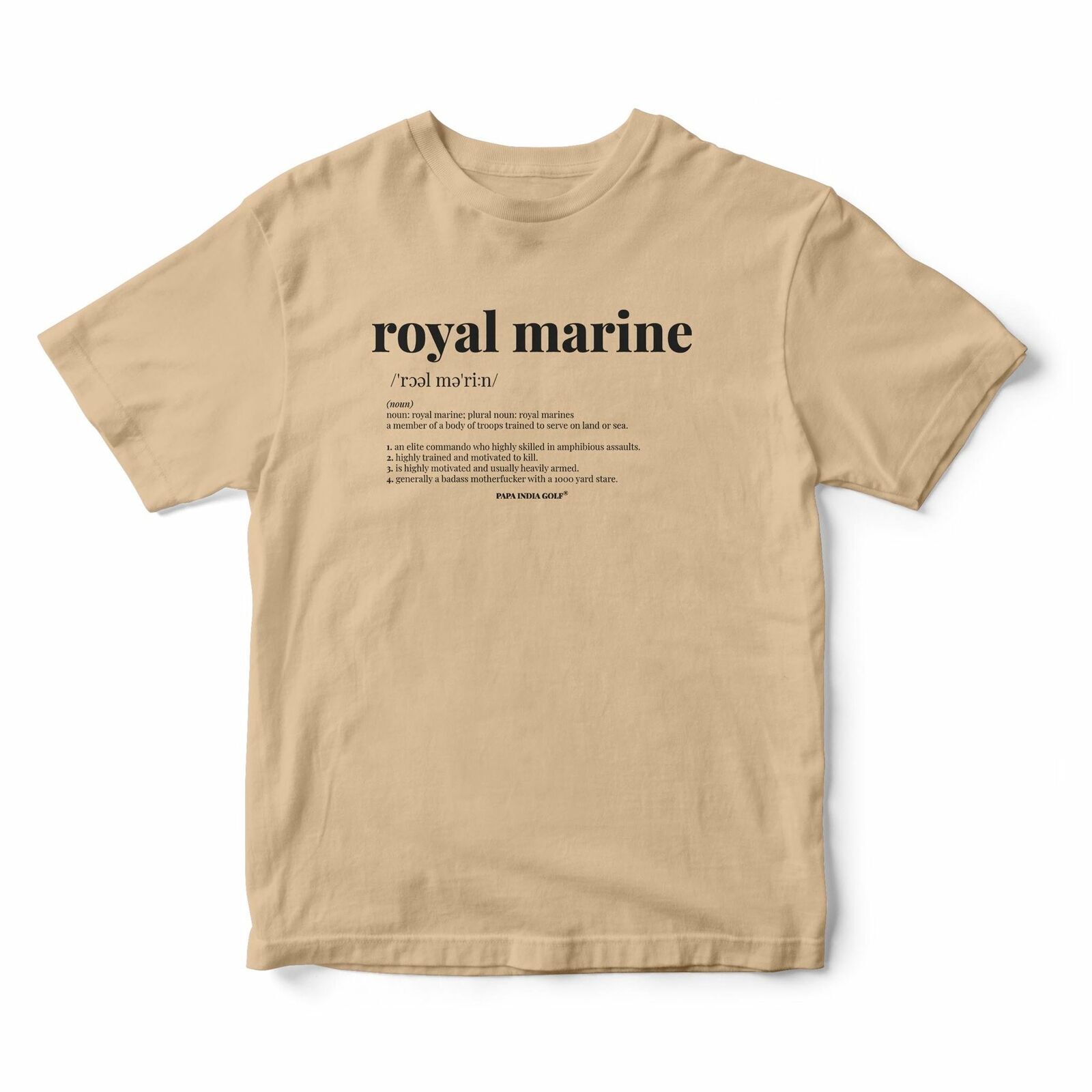 HM Armed Navy Forces Commando Royal Marines Definition Royal Marine - T-Shirt gallery
