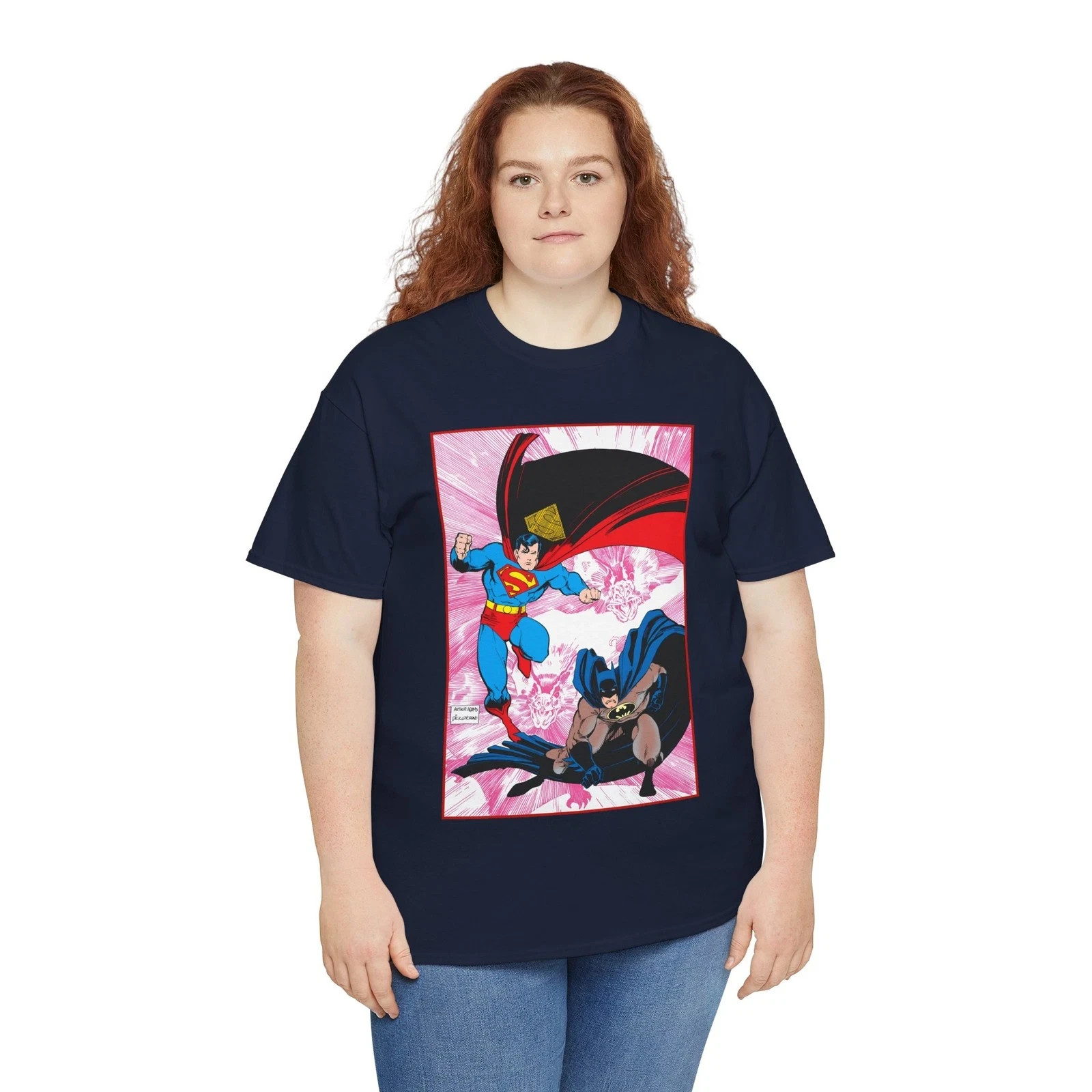 Batman & Superman T-Shirt - Arthur Adams Art - Action Comics Annual #1 Cover, DC gallery