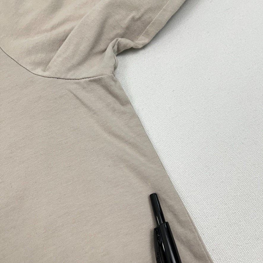 James Perse Men XL (4) Beige Long Sleeve Pocket Cotton Crew Casual Made in Japan gallery