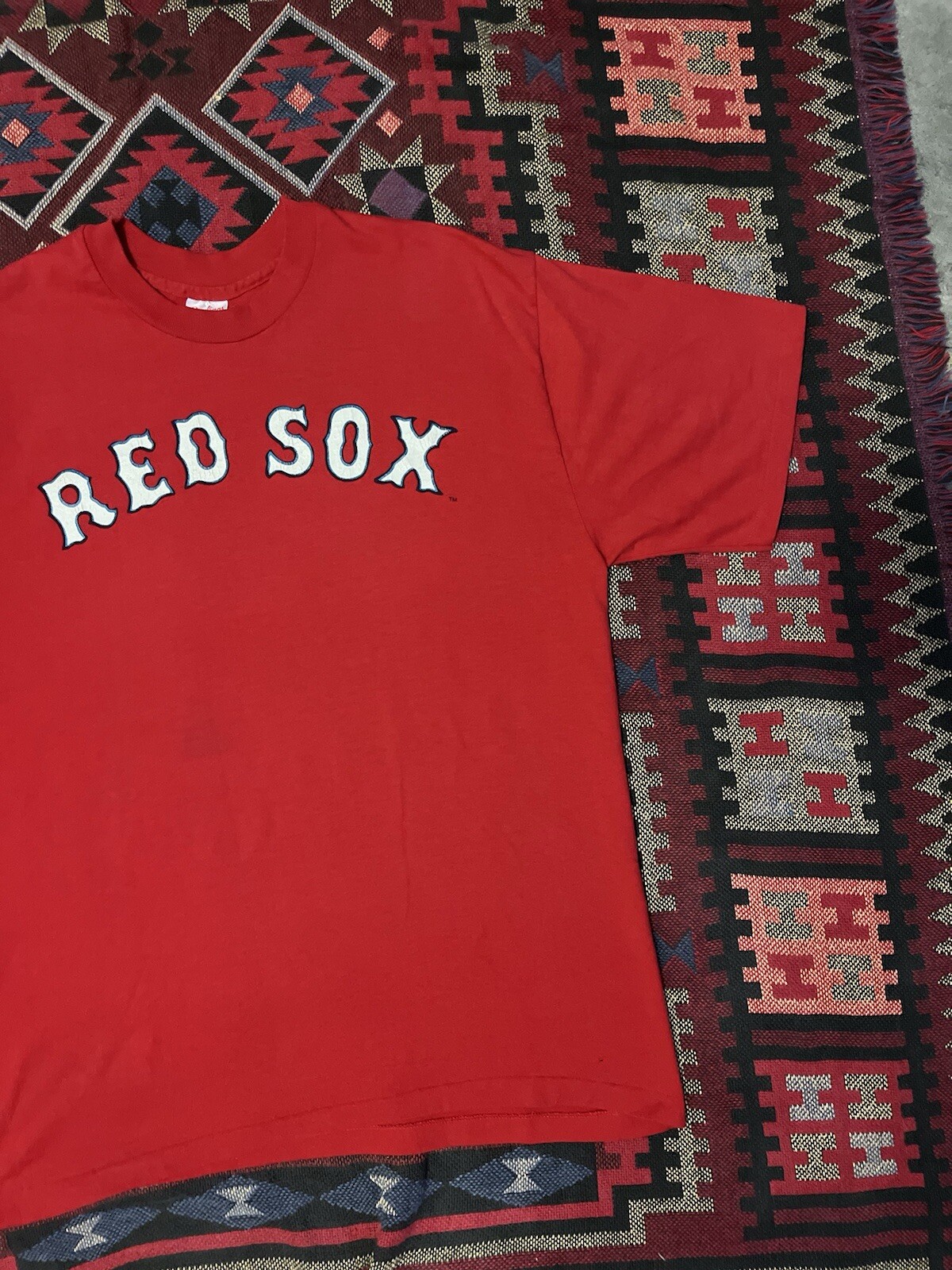 Vintage Boston Red Sox T-Shirt Rawlings MLB Baseball 80s 90s Red Single Stitch gallery