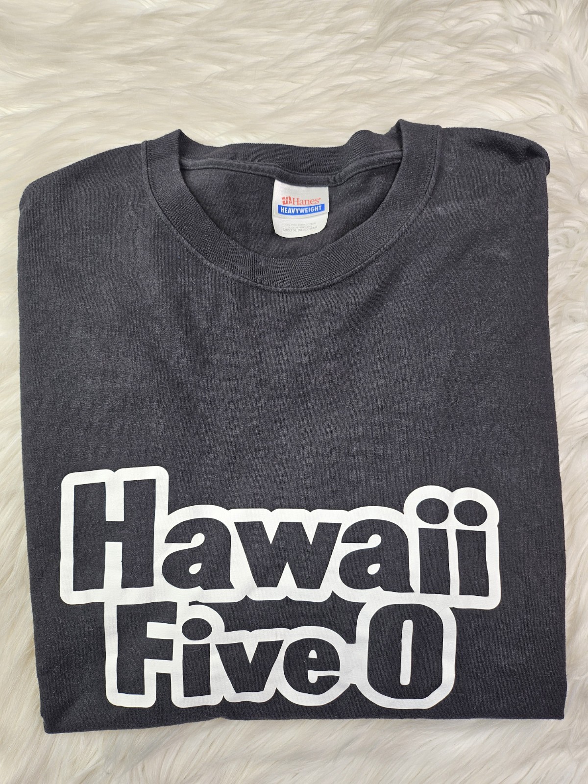 Vntg Hanes Heavyweight Hawaii Five-O Book 'em Danno! (XL) gallery