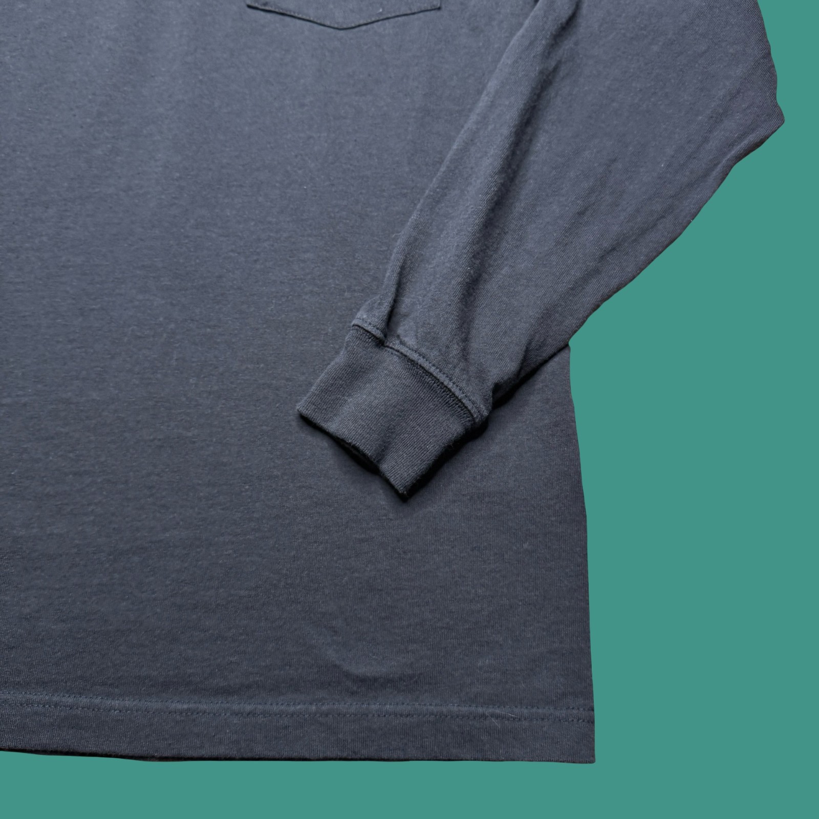 Carhartt Long Sleeve Henley T Shirt Small Black Pocket Outdoor Workwear Utility gallery