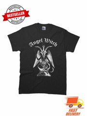 Angel Witch – Baphomet Classic Old School Folk Atmosph T-Shirt Size S M L XL 2XL