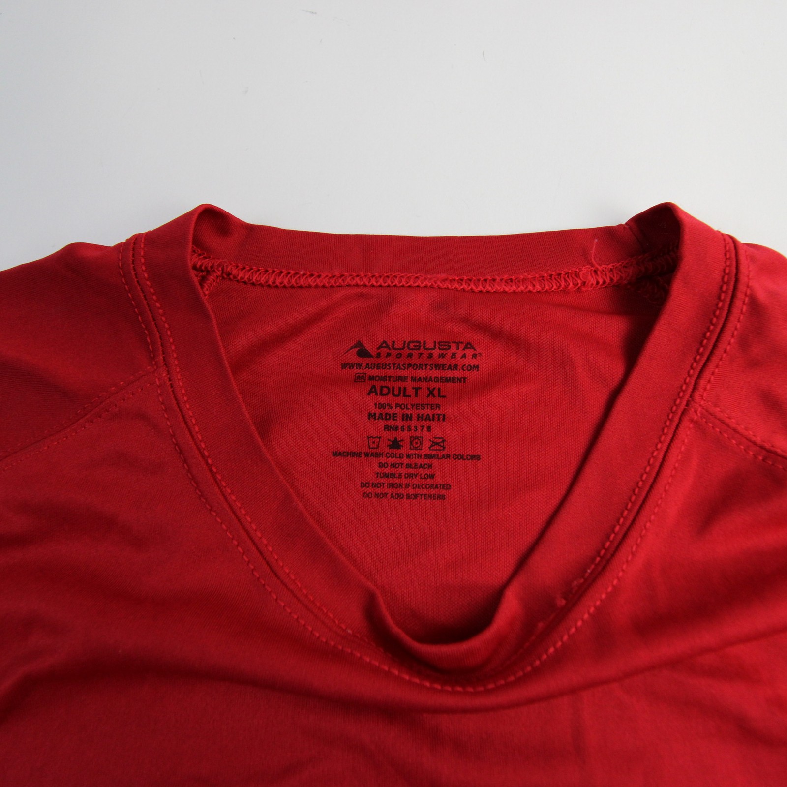 Augusta Sportswear Short Sleeve Shirt Men's Red Used XL gallery