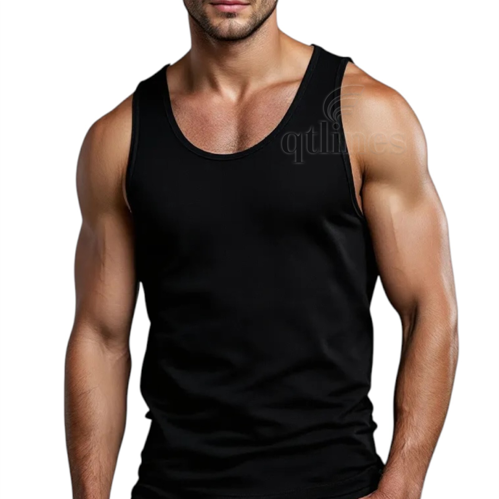 Men Black Vest 3 -6 -12 Pack Cotton Summer Tank Top Gym Plain Boys Vests S -3XL gallery