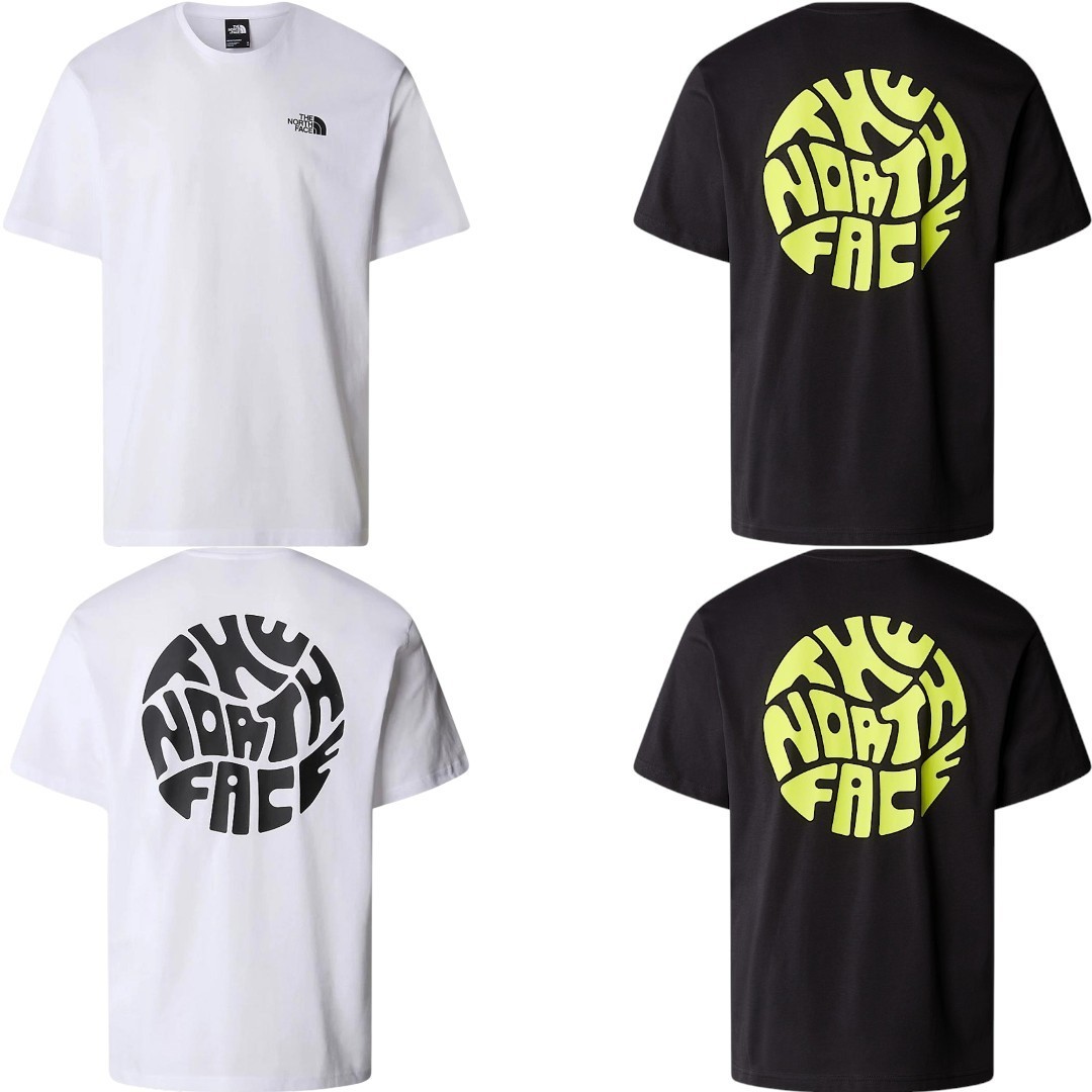 The North Face Mens Festival T Shirts Crew Neck Short Sleeve Top TNF Logo Tee
