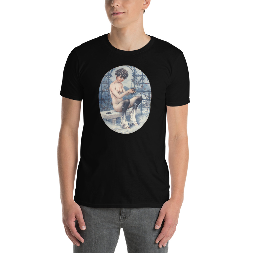 Deer Woman, Goddess of Wine, Paganism, Occult, Printed T-Shirt gallery