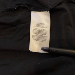 Polo Ralph Lauren Mens Black Patchwork Plaid Big Pony T-Shirt Size LT Large Tall
