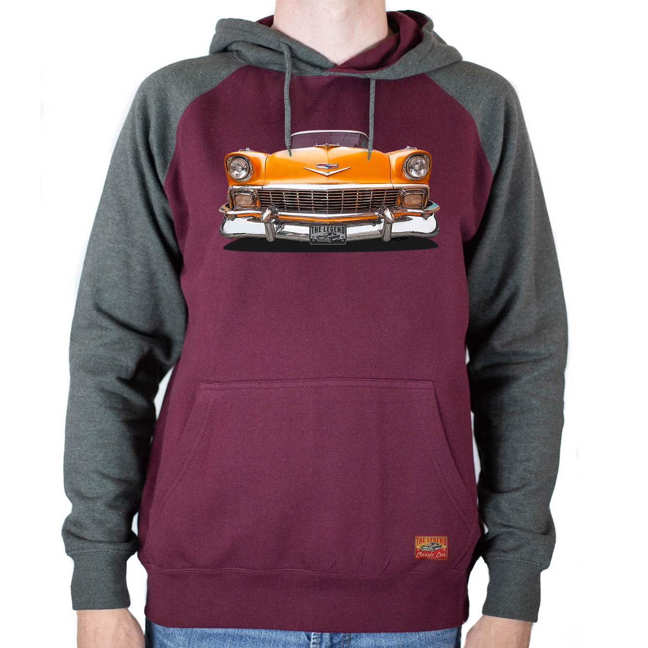 1956 Chevy Bel Air Cassic Car Men's/Unisex Hoodie gallery
