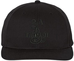 Gun 2A 2nd Amendment Richardson Embroidered One Size Fits All Baseball Hats