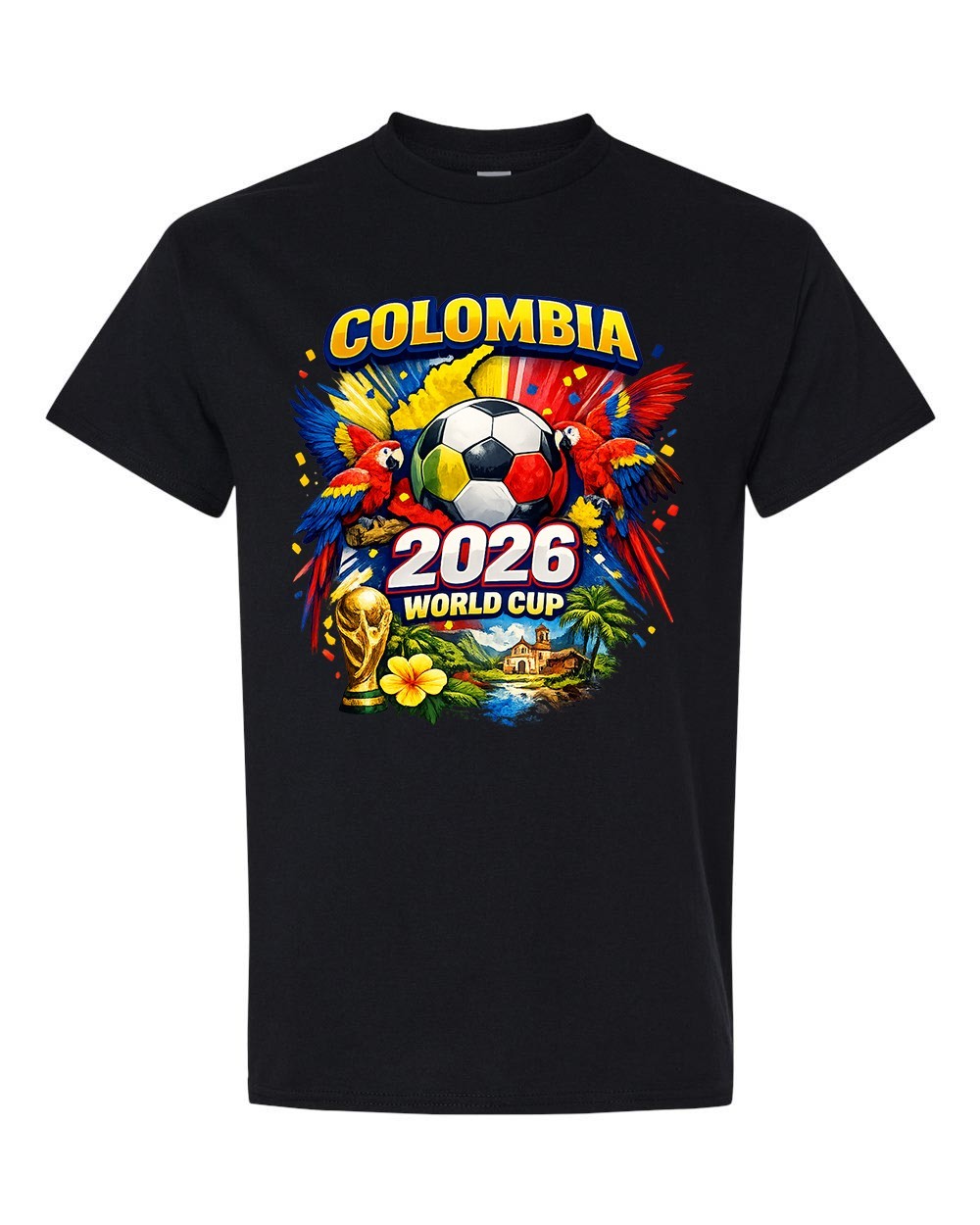 Colombia Soccer 2026 World Cup Style Unisex T-Shirt German Fan Shirt Football gallery