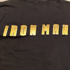 Vintage – 2007 – Iron Man – Marvel Comics – Movie Promo Graphic T Shirt – Large