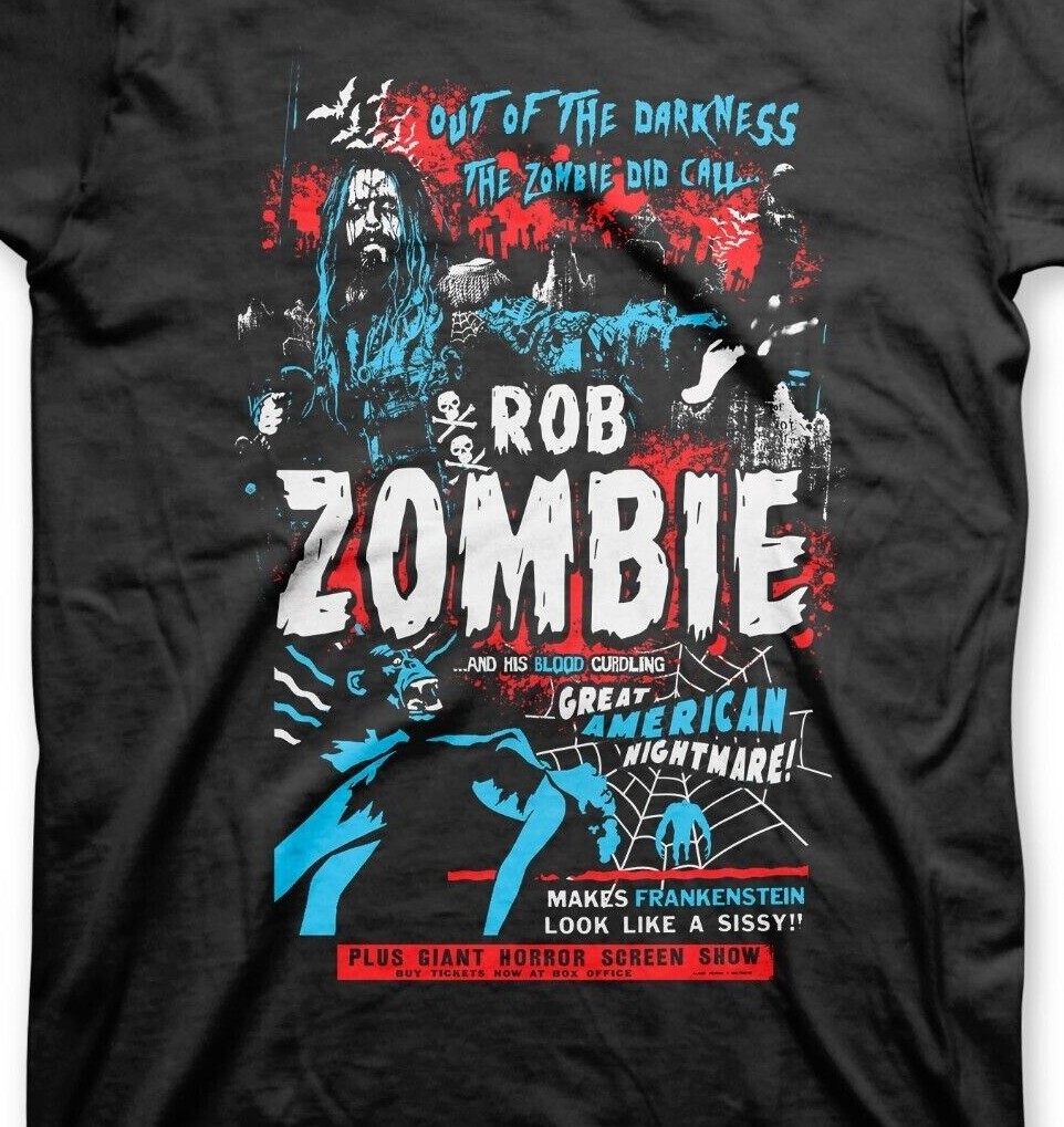 Rob Zombie Call Logo Hard Rock Metal Music Band Gore Film Movie Shirt MM-RBZ-01 gallery