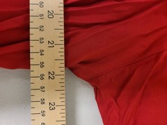 Elliott Red Long Sleeve Button Down Shirt Men’s XL 17-17.5 Rayon Blend Pocket