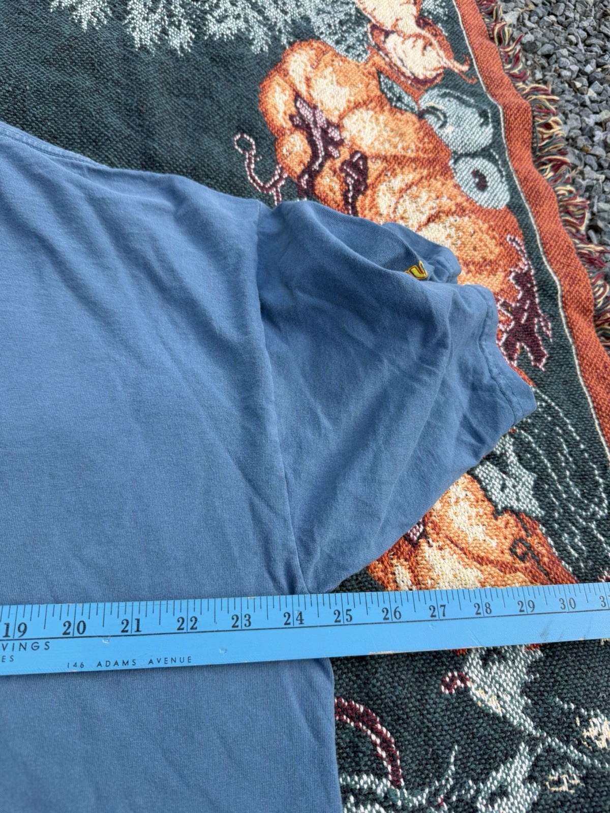 Vintage 90s Futurama RARE Cartoon Network TV Show Cartoon Blue Men’s Shirt XL gallery