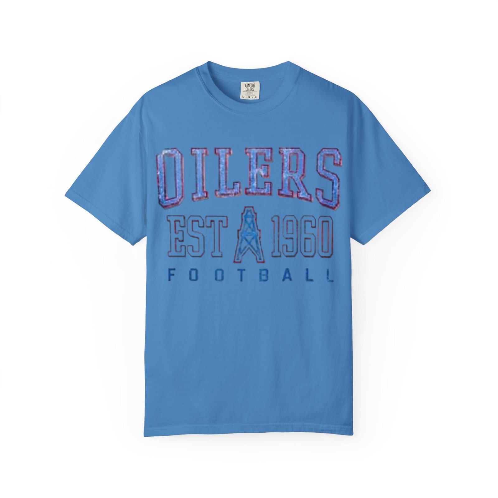 Classic Houston Oilers Football, Vintage NFL T-Shirt, Est. 1960 Oilers, Titans gallery