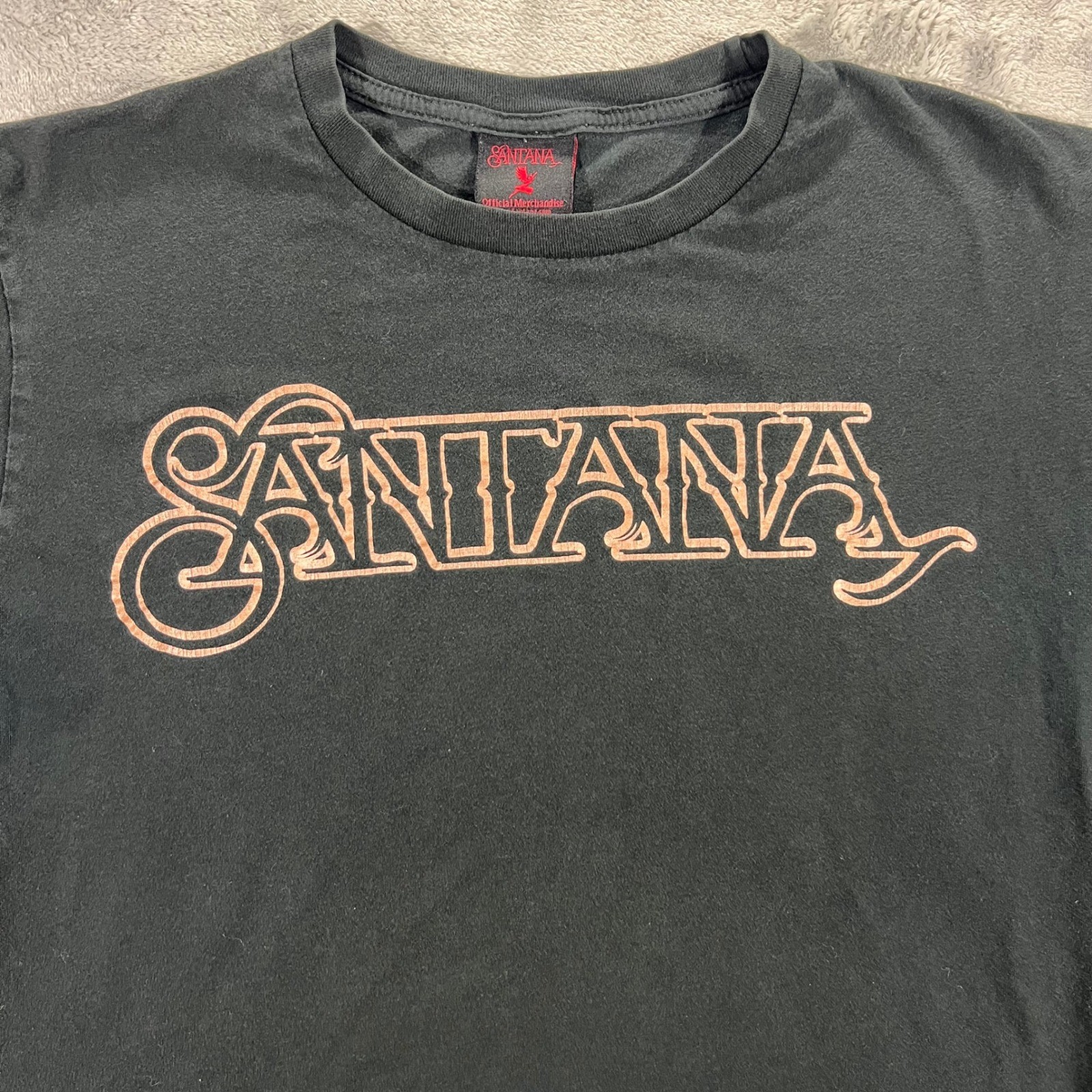 Vintage Santana Graphic Tee T Shirt Mens Medium Black 2006 Official Merchandise gallery