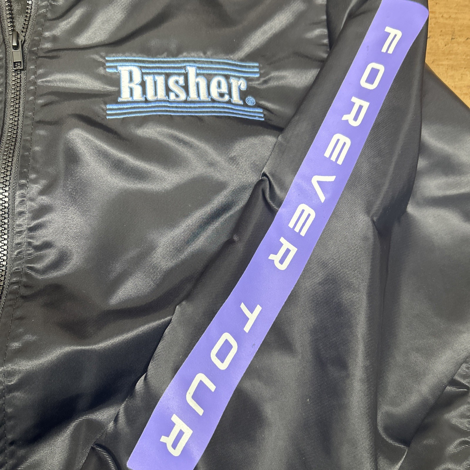 Big Time Rush Forever Tour 2022 Rusher Satin Jacket Size XL gallery