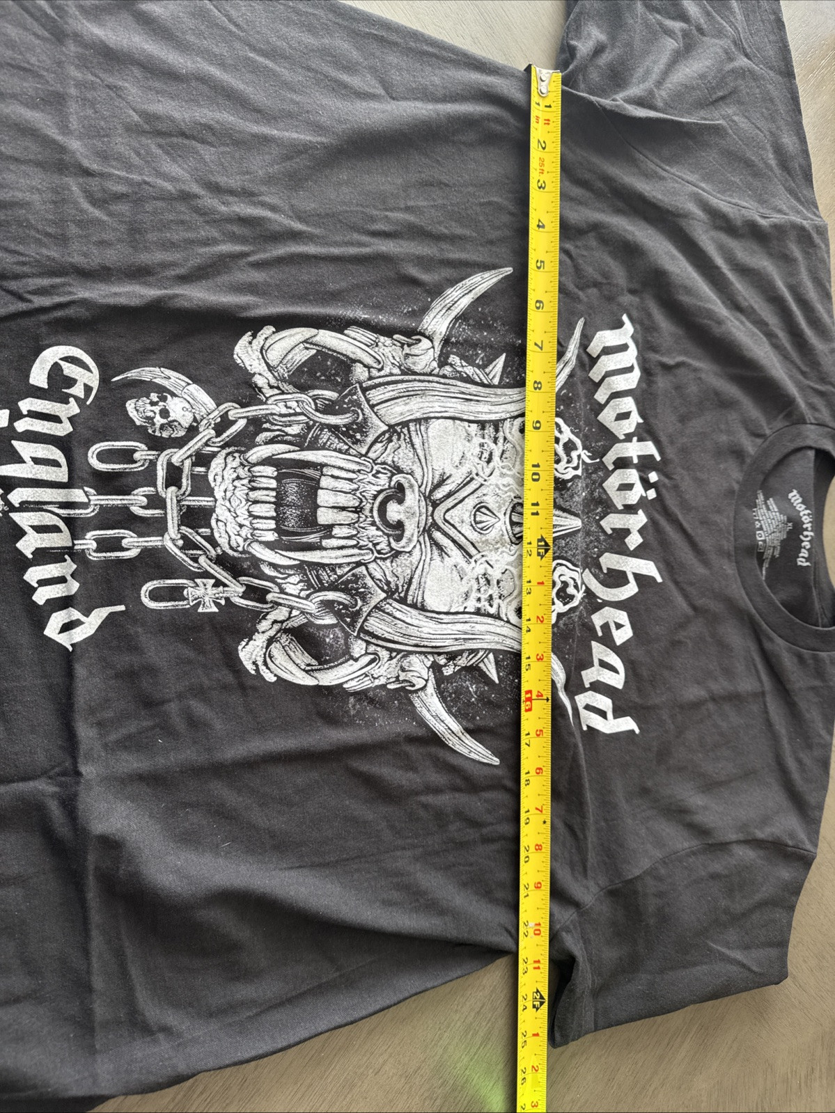 New MOTORHEAD ENGLAND Smoking Snaggletooth Black T-Shirt Size XL gallery