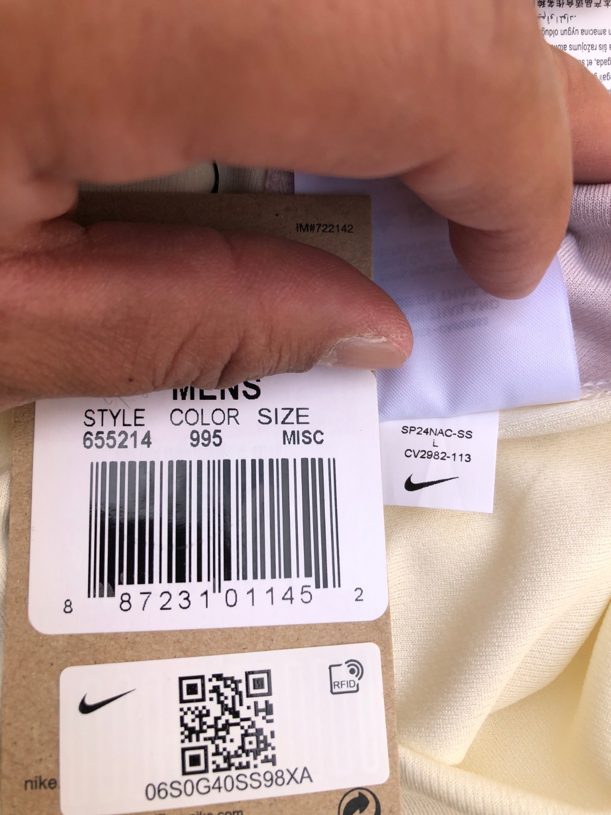 Men's L Large Nike Court Victory Dri-Fit Tennis Shirt Golf CV2982-113 Coconut gallery