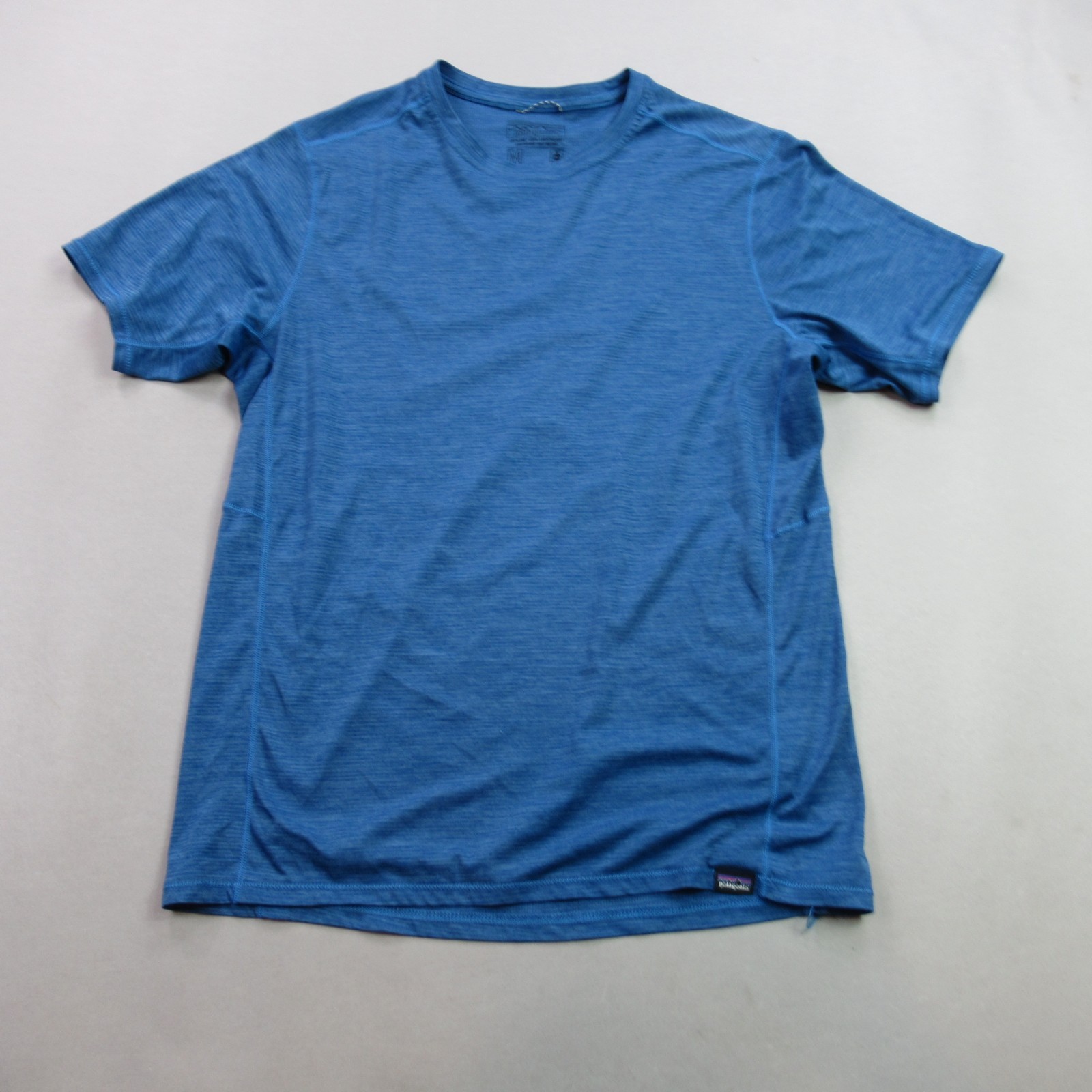 Patagonia Shirt Mens Medium Short Sleeve Blue Crew Neck Casual Outdoors gallery