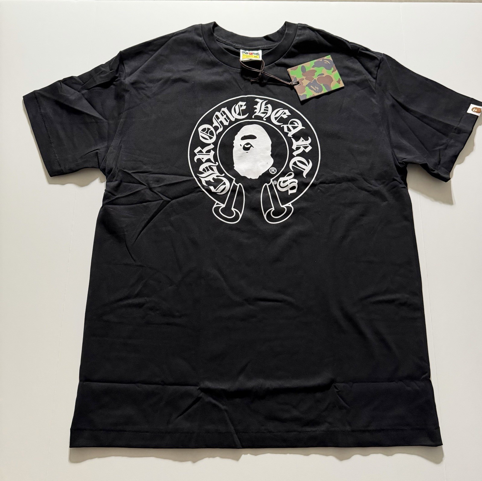 BAPE By A Bathing Ape T-Shirt Size XL Black Brand New With Bag Fast Shipping gallery