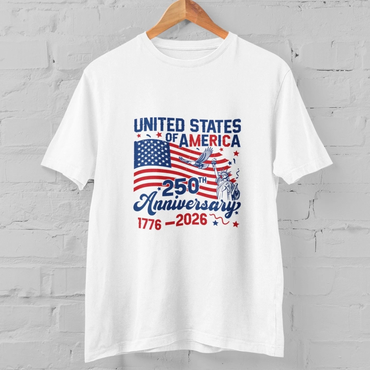 USA 250th Anniversary Shirt Patriotic America Flag T Shirt 1776 2026 gallery