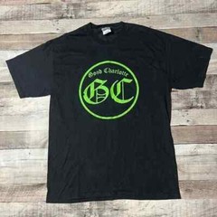 Good Charlotte Shirt Adult Large Black Punk Emo Rock Band GC Spellout Concert