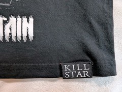 Killstar The Future is Uncertain Short Sleeve Black Graphic T-Shirt Large