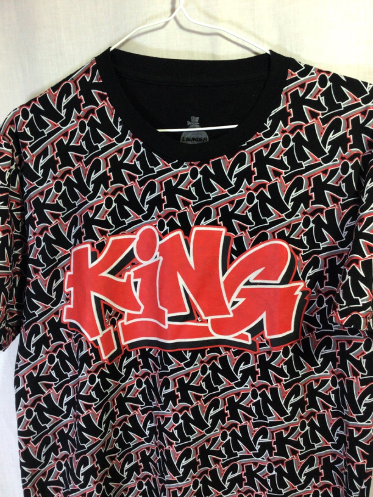 KING (Launder) Wrap around print Medium Polyester Blend T Shirt T11 gallery