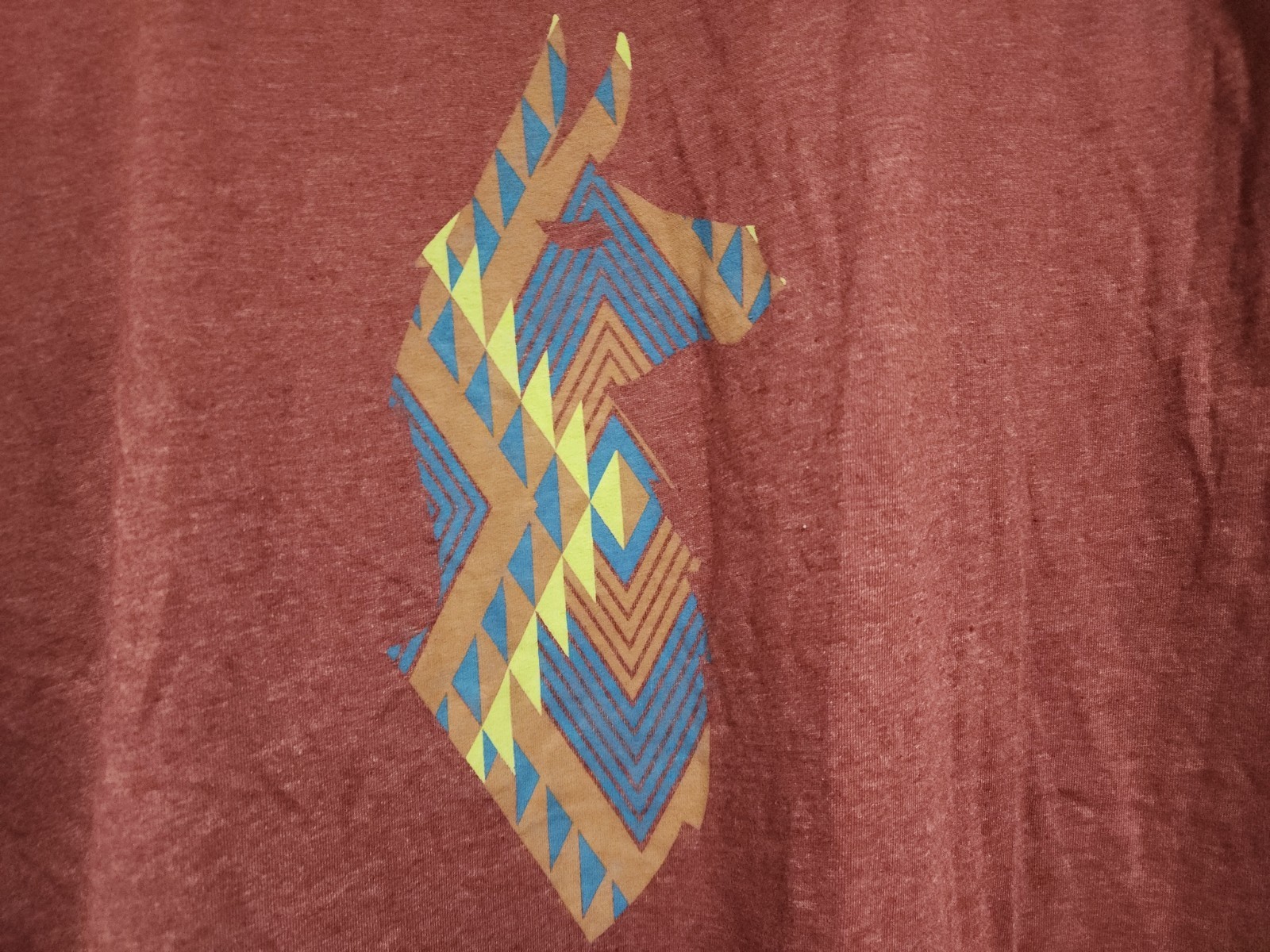 Cotopaxi Llama Lover T Shirt Mens 2XL Rust Graphic Organic Cotton Quick Drying gallery