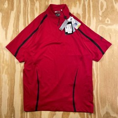 Adidas 1/4 Zip Windbreaker Pullover – Red – Men’s L – BNWT – Climaproof