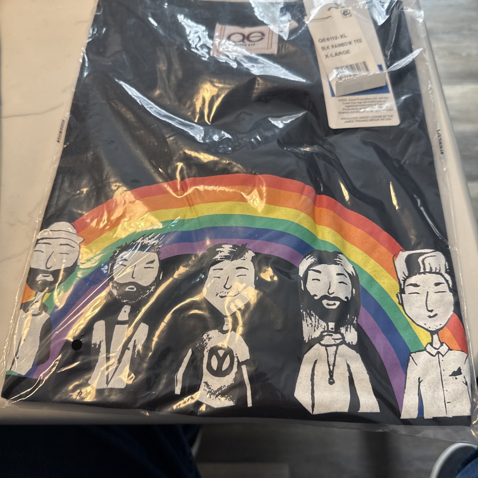 Queer Eye Unisex “Choose Kindness” Rainbow Gay Pride T-Shirt Black Choose Size gallery
