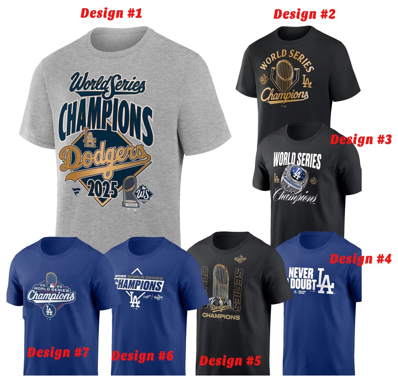 HOT NEW ! Los Angeles Dodgers 2025 World Series Champions T-Shirt