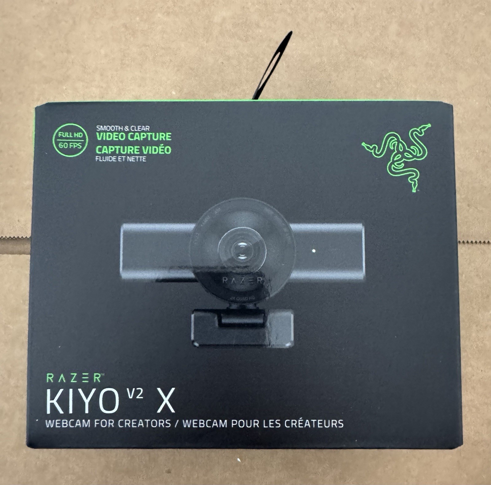 Razer Kiyo V2 X Full HD 60FPS Creator Webcam with Auto-Focus for Creators