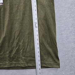 Dickies Men Shirt M Green Knit Pullover Short Sleeve Crew Neck Heavyweight NWT