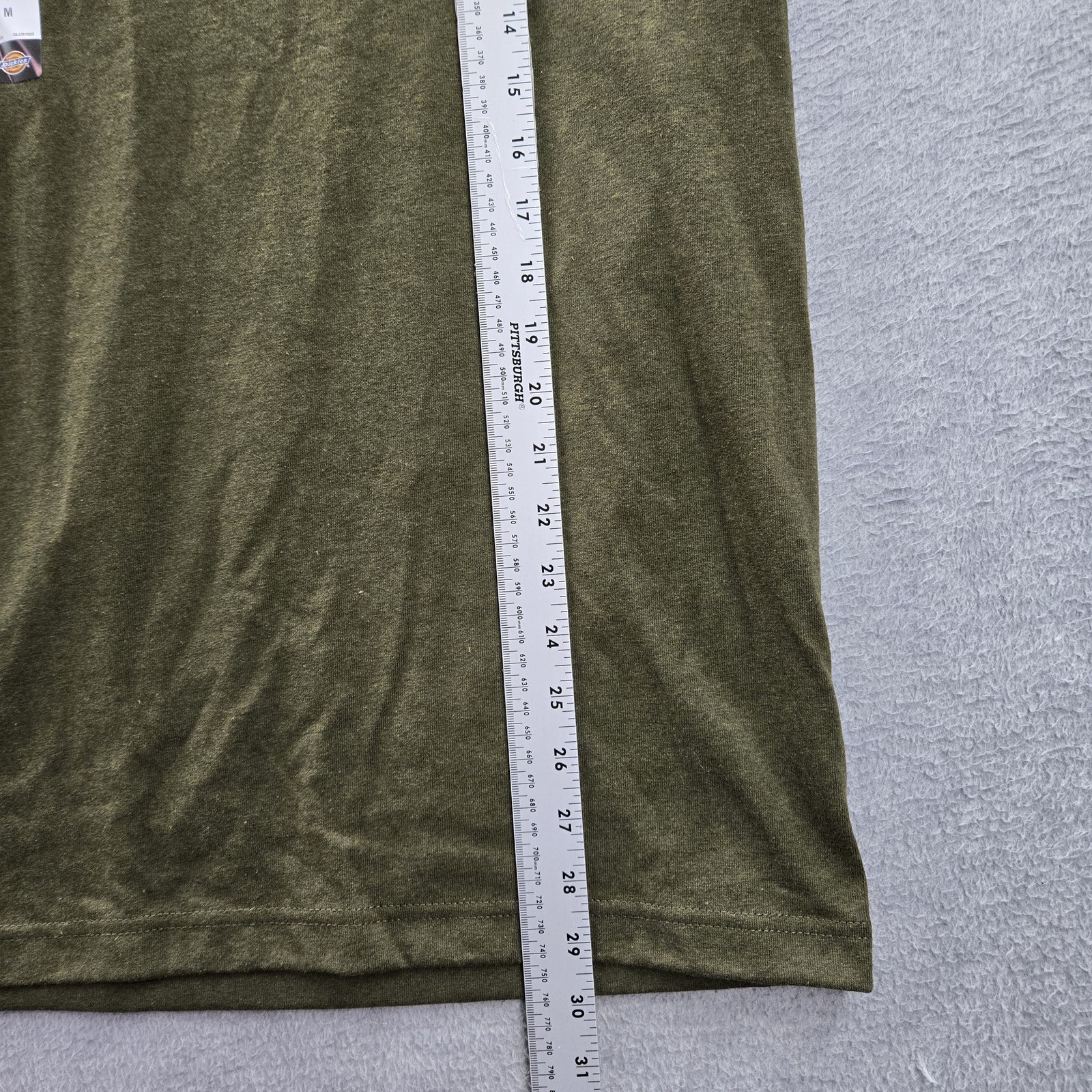 Dickies Men Shirt M Green Knit Pullover Short Sleeve Crew Neck Heavyweight NWT gallery