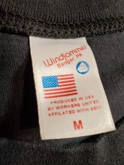Union Made Starbucks Workers United Logo Graphic Print Black T-Shirt Medium USA