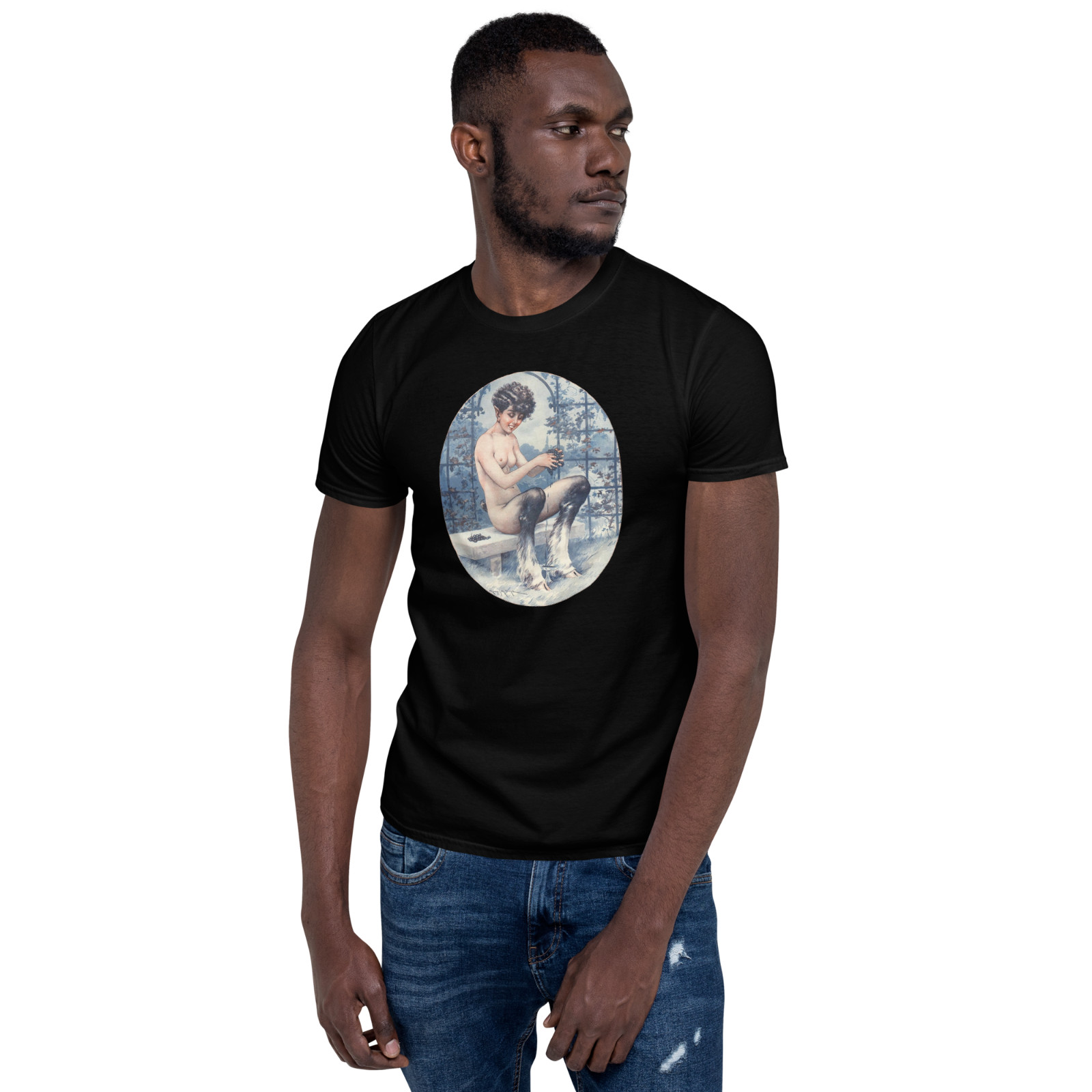 Deer Woman, Goddess of Wine, Paganism, Occult, Printed T-Shirt gallery