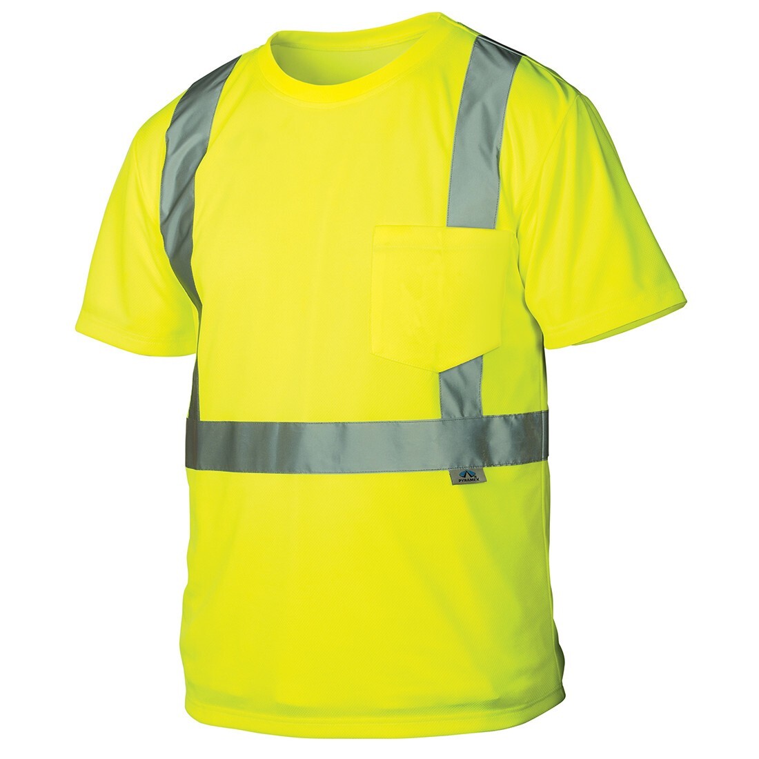 HIGH VISIBILITY ANSI ISEA CLASS 2 REFLECTIVE HI VIS ROAD WORK SAFETY T SHIRT gallery