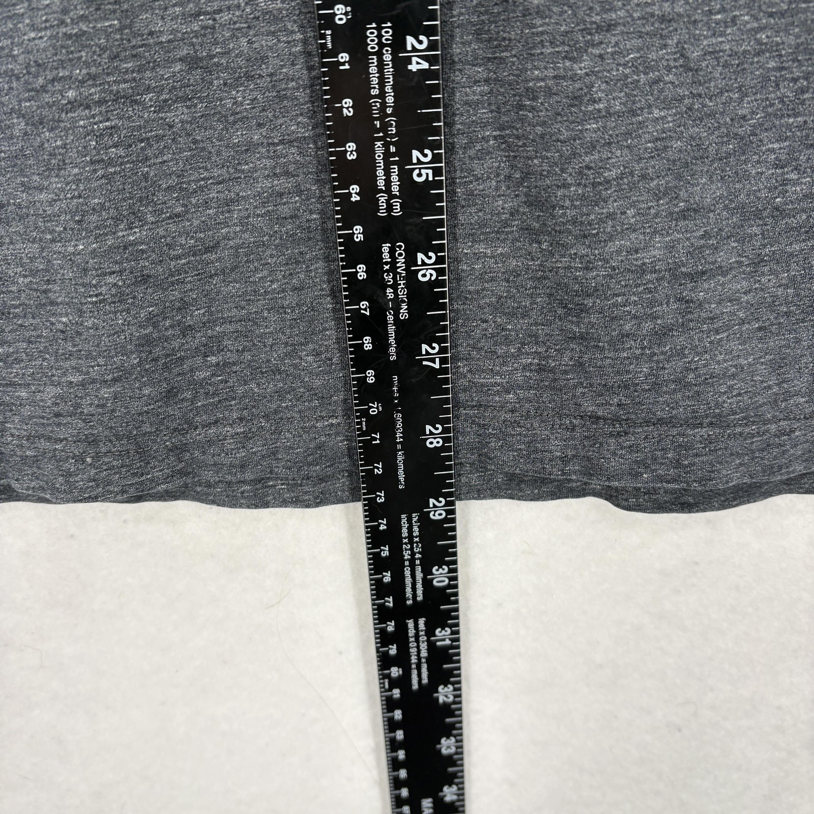 Buttercloth Shirt Mens Large Gray V-Neck Stretch Pocket Tee Casual Cotton Blend gallery