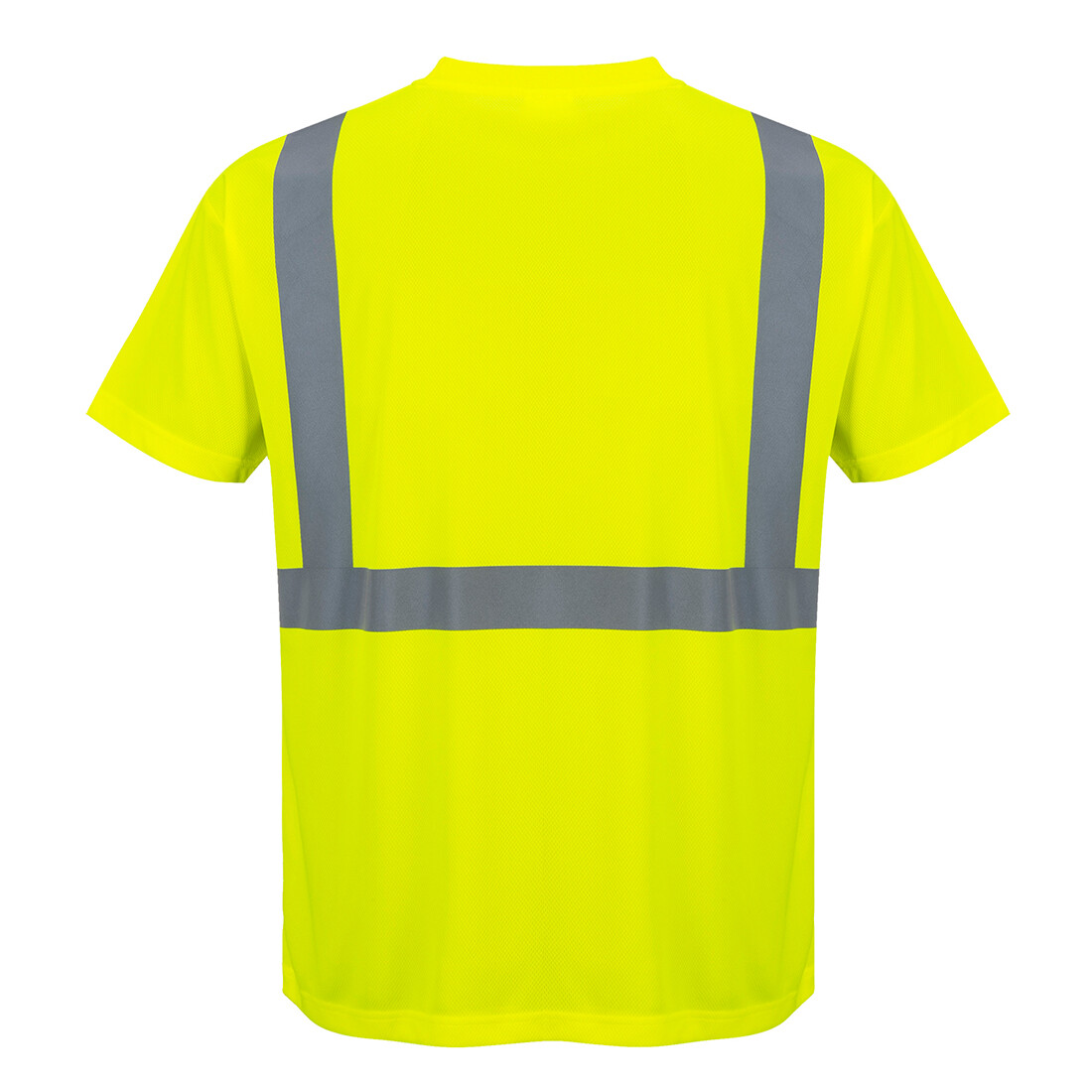 S190 HI-VIS POCKET T-SHIRT CLASS 2 POLYESTER SIZE L-5XL TALL REFLECTIVE TAPE* gallery