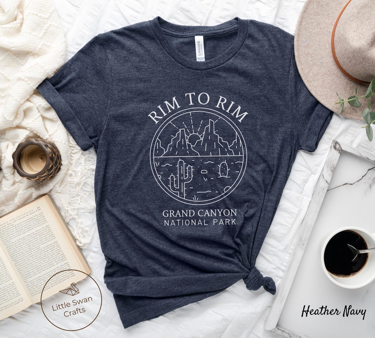 Rim to Rim Shirt Travel Gift for Arizona Trip Lovers Souvenir Tee gallery