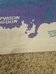 Vtg 90’s Disney Designs Typhoon Lagoon AOP T-Shirt OSFA Single Stitch Beach